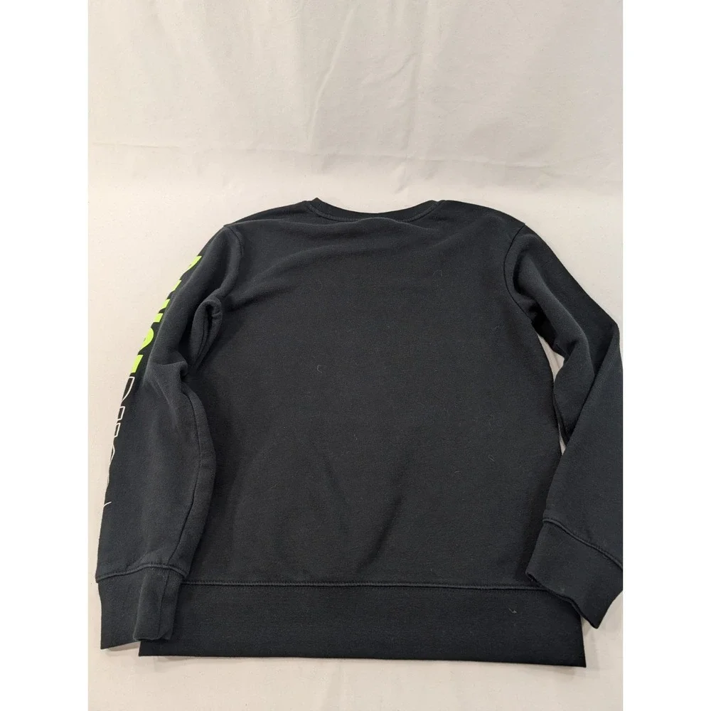 Nike Russell‎ Wilson 3BRAND Crew Youth Large 12-13 Yrs Black Graphic Sweatshirt
